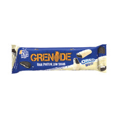 View more details about Grenade High Protein Bar Low Sugar White Oreo (Pack of 12)