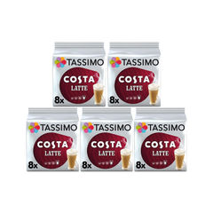 View more details about Tassimo Costa Latte Coffee Pods (Pack of 80)