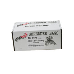 View more details about Safewrap Shredder Bag 40 Litre (Pack of 100)