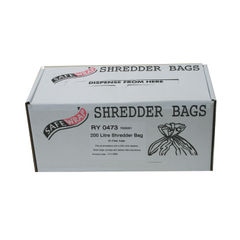 View more details about Safewrap 200L Shredder Bag (Pack of 50)