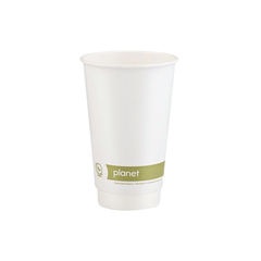 View more details about Planet 16oz Double Wall Plastic-Free Hot Cup (Pack of 50)