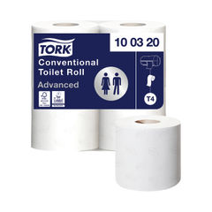 View more details about Tork T4 White 2-Ply 320 Sheet Conventional Toilet Rolls (Pack of 36)