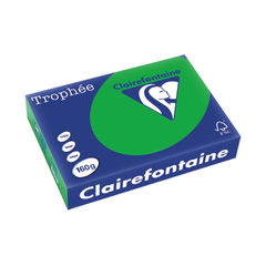 View more details about Clairefontaine A4 160gsm Billiard Green Trophee Card (Pack of 250)