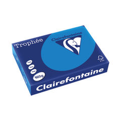 View more details about Clairefontaine A4 160gsm Intensive Blue Trophee Card (Pack of 250)