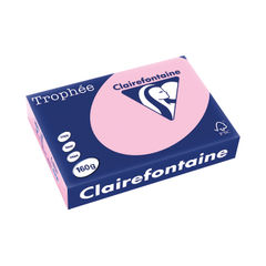 View more details about Clairefontaine A4 160gsm Pink Trophee Card (Pack of 250)