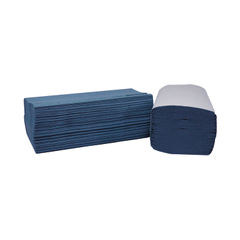 View more details about 2Work 1-Ply I-Fold Hand Towels Blue (Pack of 3600)