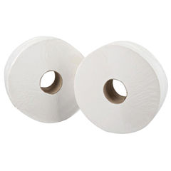 View more details about Maxima White 2-Ply Mini Jumbo Toilet Rolls (Pack of 12)