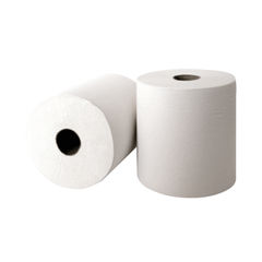 View more details about Leonardo White 2-Ply Laminated Hand Towel Rolls (Pack of 6)