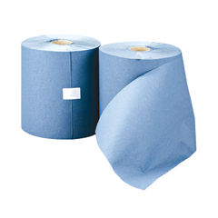 View more details about Leonardo Blue 1-Ply Hand Towel Rolls (Pack of 6)