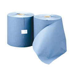 View more details about Leonardo Blue 1-Ply Hand Towel Rolls, Pack of 6