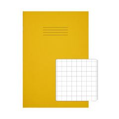 View more details about Rhino Exercise Book 10mm Square 64P A4 Yellow (Pack of 50)