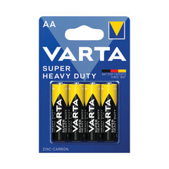 View more details about Varta Super Heavy Duty Zinc Chloride AA Battery (Pack 4)