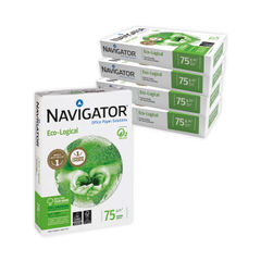View more details about Navigator Eco-Logical A4 White 75gsm Paper (Pack of 2500)
