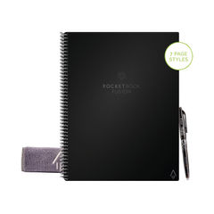 View more details about Rocketbook A4 Black Fusion Letter Set Reusable Digital Notebook