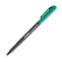 View more details about Ikon OHP Green S-Fine Marker Pens (Pack of 10)