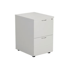 View more details about Jemini H730mm White 2 Drawer Filing Cabinet