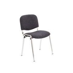 View more details about Jemini Ultra Charcoal/Chrome Multipurpose Stacking Chair