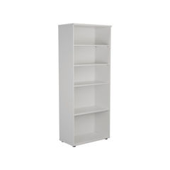 View more details about Jemini 2000 x 450mm White Wooden Bookcase