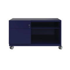 View more details about Bisley Caddy Left Hand 2 Drawer 1000x490x563mm Oxford Blue