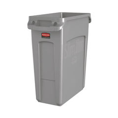 View more details about Rubbermaid 60L Grey Slim Jim Container