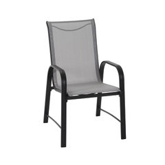 View more details about COSCO Paloma Patio Dining Chairs Dark Grey (Pack of 6)