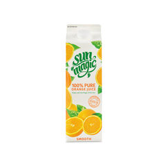 View more details about Sun Magic 1L Orange Juice Carton (Pack of 12)