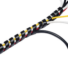 View more details about D-Line Cable Tidy Spiral Wrap 2.5m Black (Expands from 14mm to 40mm)