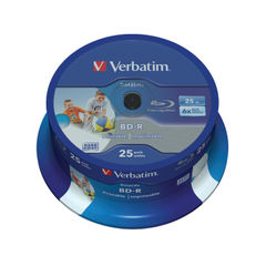 View more details about Verbatim BD-R Printable DVD Discs (Pack of 25)