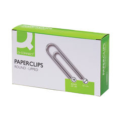 View more details about Q-Connect 32mm Lipped Paperclip (Pack of 1000)