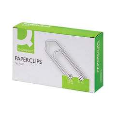 View more details about Q-Connect 32mm Paperclips (Pack of 1000)