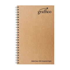 View more details about Graffico A5 Recycled Wirebound Notebooks (Pack of 10)