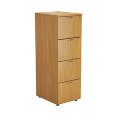 View more details about First H1365mm Nova Oak 4 Drawer Filing Cabinet