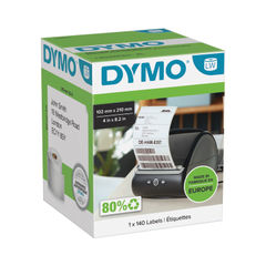 View more details about Dymo LabelWriter DHL Shipping Labels 140 Per Roll 102x210mm Self-Adhesive White
