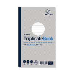 View more details about Challenge Carbonless Triplicate Book 100 Sets 210 x 130mm (Pack of 5)