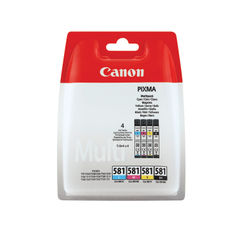 View more details about Canon 581 CMYK Ink Cartridge Multipack - 2103C004