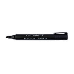 View more details about Q-Connect Flipchart Marker Pen Bullet Tip Black (Pack of 10)