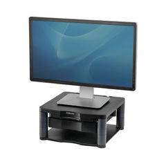 View more details about Fellowes Graphite Premium Monitor Riser Plus