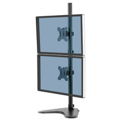 View more details about Fellowes Pro Series Free Standing Dual Vertical Monitor Arm