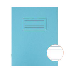 View more details about Silvine Blue 229x178mm Ruled Exercise Books (Pack of 10)