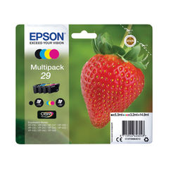 View more details about Epson 29 CMYK Ink Cartridge Multipack - C13T29864012