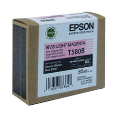 View more details about Epson T580B00 Vivid Light Magenta Inkjet Cartridge - C13T580B00