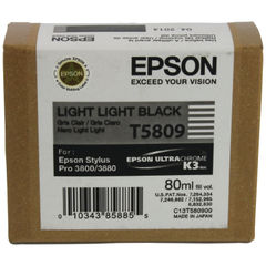 View more details about Epson T580900 Light Light Black Ink Cartridge C13T580900 / T5809