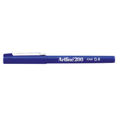 View more details about Artline 200 Fineliner Pen Fine Blue (Pack of 12)