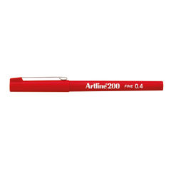 View more details about Artline 200 Red Fineliner Pen (Pack of 12)