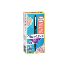 View more details about Paper Mate Flair Original 0.8mm Black Felt Tip Pens (Pack of 12)