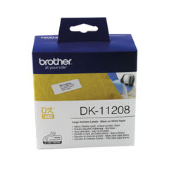 View more details about Brother Large Black on White Address Labels (Pack of 400)