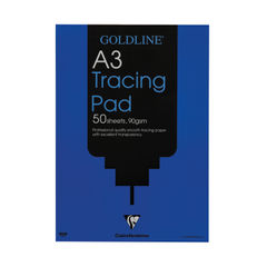 View more details about Clairefontaine Goldline A3 90gsm Tracing Pad