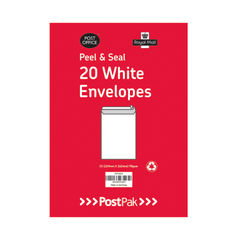 View more details about Postpak C5 Peel and Seal White 90gsm (Pack of 200)