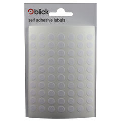 View more details about Blick White 8mm Round Label Bag (Pack of 9800)