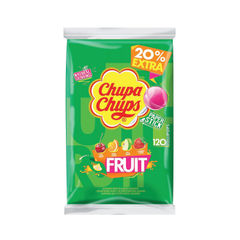 View more details about Chupa Chups Fruit Refill Bag 20 Percent Extra (Pack of 120)